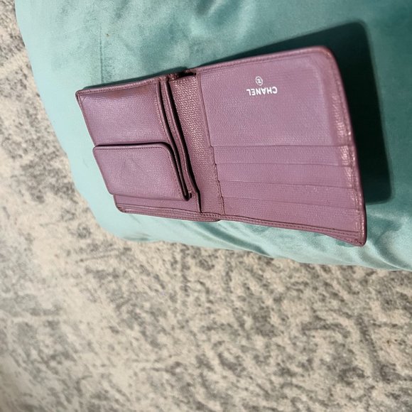 Chanel Wallet Calf Skin Bifold light purple - Picture 7 of 16